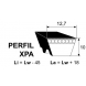 CORREA TRAPECIAL DENTADA XPA-320