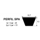 CORREA TRAPECIAL SPA-732