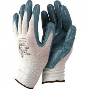 Guante 7287 t09 nylon/nitrilo gris STARTER