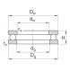 RODAMIENTO AXIAL DE BOLAS 51105 FAG