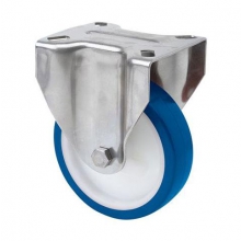 Rueda fija 2-2981 100Ømm 130kg poliuretano inox ALEX