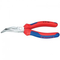 Alicate de montaje 160mm bocas curvas con filos de corte KNIPEX