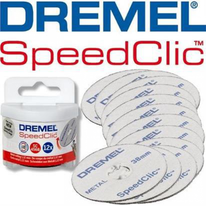 Dremel Disco de corte de metal MAX de alto rendimiento (SC456DM) con  sistema EZ SpeedClic, 1.496 pulgadas, máxima durabilidad