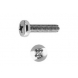 Tornillo din 7985 4x12mm cabeza alomada phillips zinc  (500 unidades) 