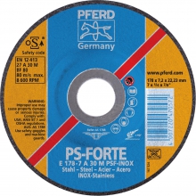 Disco desbaste E 115-7 PSF steelox (5 unidades) PFERD