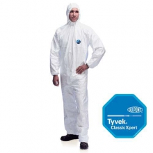 Buzo Tyvek desechable CHF5 T-XL clase 5/6 cat.III classic ex DUPONT