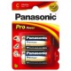 Pila alcalina 1.5v LR14 pro power blist.2uds PANASONIC