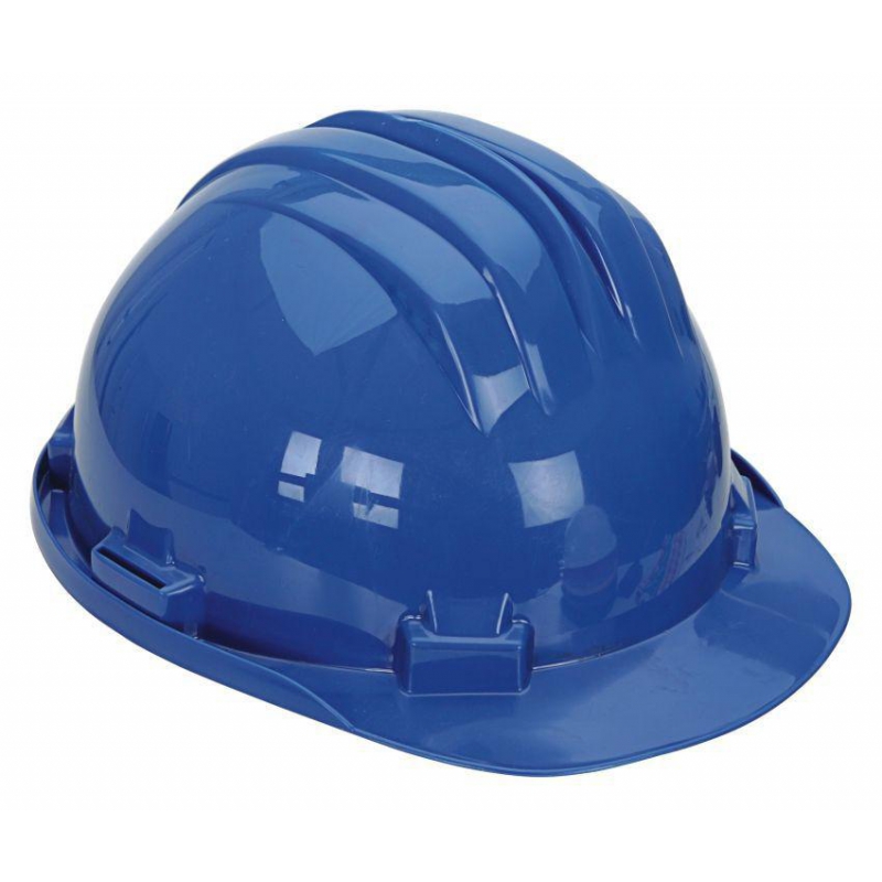 Casco obra proteccion 5-RS azul CLIMAX - Ferretería Campollano