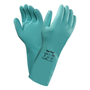 Guante quimicos 37-675 T- 9 solvex nitrilo ANSELL