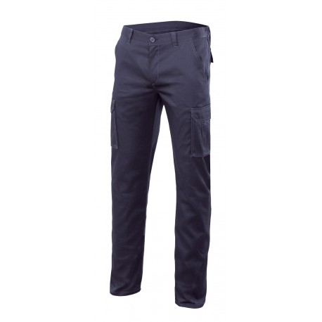 PANTALON STRETCH MULTIBOLSILLOS 103005S-1 AZUL MARINO