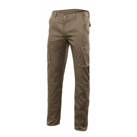 PANTALON STRETCH MULTIBOLSILLOS 103005S-46 BEIGE