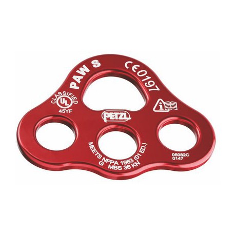 Placa PAW S 3 anclajes P63 S PETZL