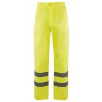 Pantalon alta visibilidad 160-20 amarillo VELILLA