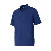 Camisa manga corta 532-1 azul marino VELILLA
