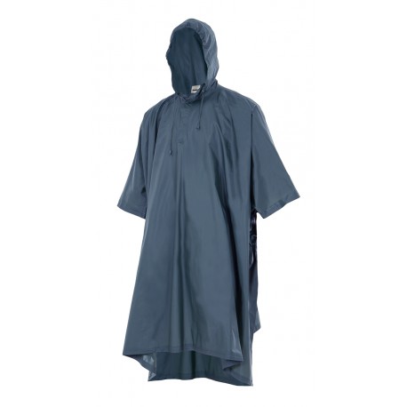 PONCHO LLUVIA CON CAPUCHA 187-1 AZUL MARINO T-U