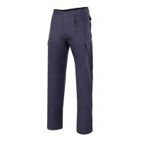 Pantalon multibolsillos 343-1 algodon azul marino