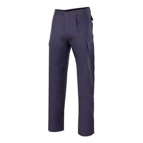 Pantalon multibolsillos 343-1 algodon azul marino