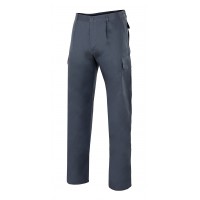 Pantalon multibolsillos 343-8 algodon gris