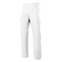 Pantalon multibolsillos 345-7 blanco