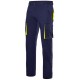 Pantalon stretch multibolsillos 103008S-1-20 marino/amarillo