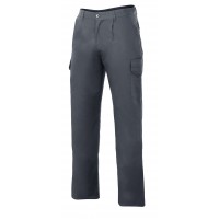 Pantalon acolchado multibolsillos 398-8 gris