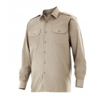 Camisa manga larga 530-6 beige