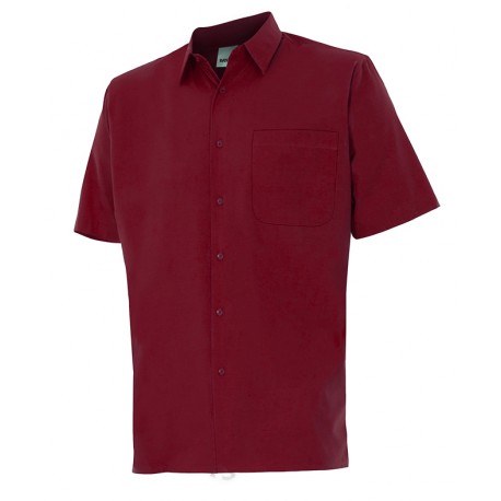 Camisa manga corta 531-18 granate