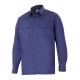 Camisa manga larga 533-1 azul marino