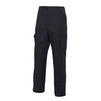 Pantalón multibolsillos refuerzo de tejido NIQUEL-0 negro