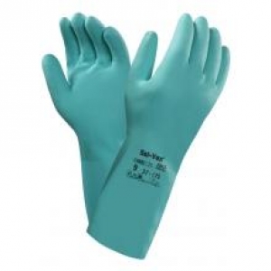 Guante quimicos 37-675 T-10 solvex nitrilo ANSELL