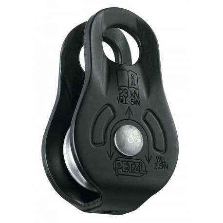 Polea simple fixe p05wn negra PETZL