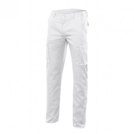 Pantalon multibolsillos stretch 103002s-7 Blanco VELILLA