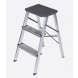 Taburete Home aluminio 3 peldaños ALMESA