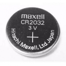 Pila boton CR2032 Litio 3V unidad MAXELL