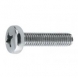 Tornillo din 7985 4x16mm cabeza alomada phillips zinc  (5 unidades) 
