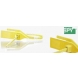 Brida seguridad con etiqueta 330mm amarillo 1021  (100 unidades) SAPISELCO