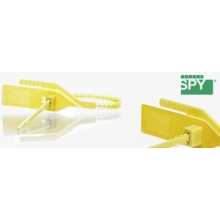 Brida seguridad con etiqueta 330mm amarillo 1021  (100 unidades) SAPISELCO