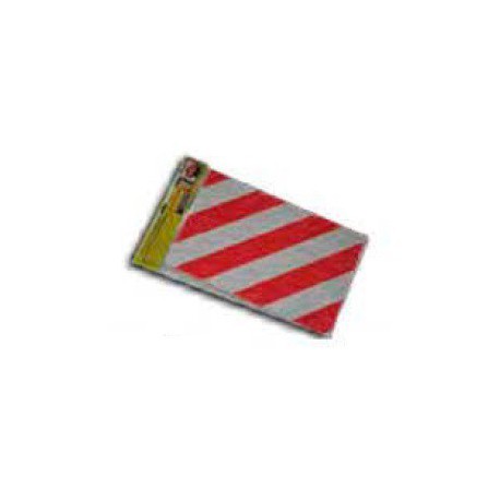 Protector frontal blanco/rojo 1000x500x40mm NORMALUZ
