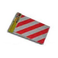 Protector frontal blanco/rojo 350x200x40mm NORMALUZ