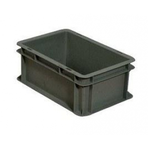 Caja Eurobox EU-3212L gris 120x300x200mm 5L PLASTIPOL