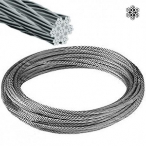 Cable acero inoxidable 7x7+0 2mm (100 unidades) 