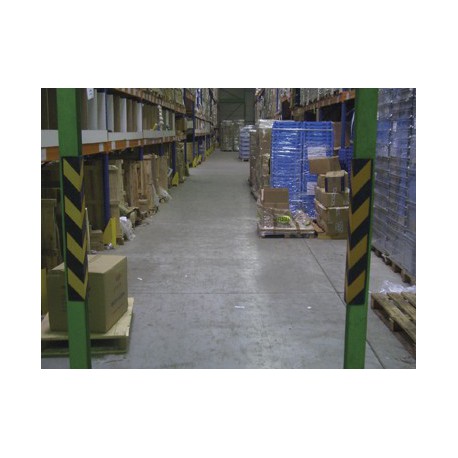 Protector negro/amarillo 800x100x100mm sq818 