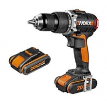 Taladro percutor 2 baterias 20V 2,0Ah Li-Ion WORX