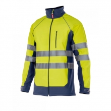 Soft shell alta visibilidad 306001-01/20 marino/amarillo flu VELILLA