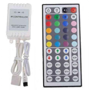 Controlador tira LED rgb 72w color con mando 48 botones 