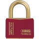 Candado T84MB/40 inox rojo ABUS