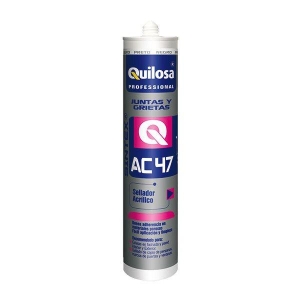 Masilla acrilica blanca sintex AC47 300ml QUILOSA