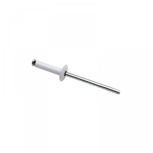 Remache aluminio blanco 4.8x10mm  (500 unidades) BRALO