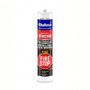 Masilla sintex fire stop refractario negro 1500º  300ml QUILOSA