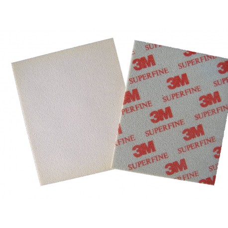 Esponja abrasiva 140x115x5mm super fina PN03810 (20 unidades) 3M